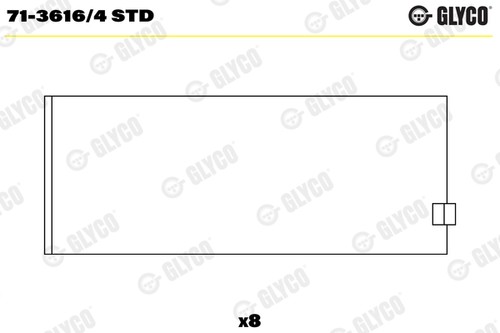 Glyco 3616 std cuscinetto - glyco,